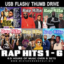 Load image into Gallery viewer, Rap Hits 1 - 6, USB Flash Drive