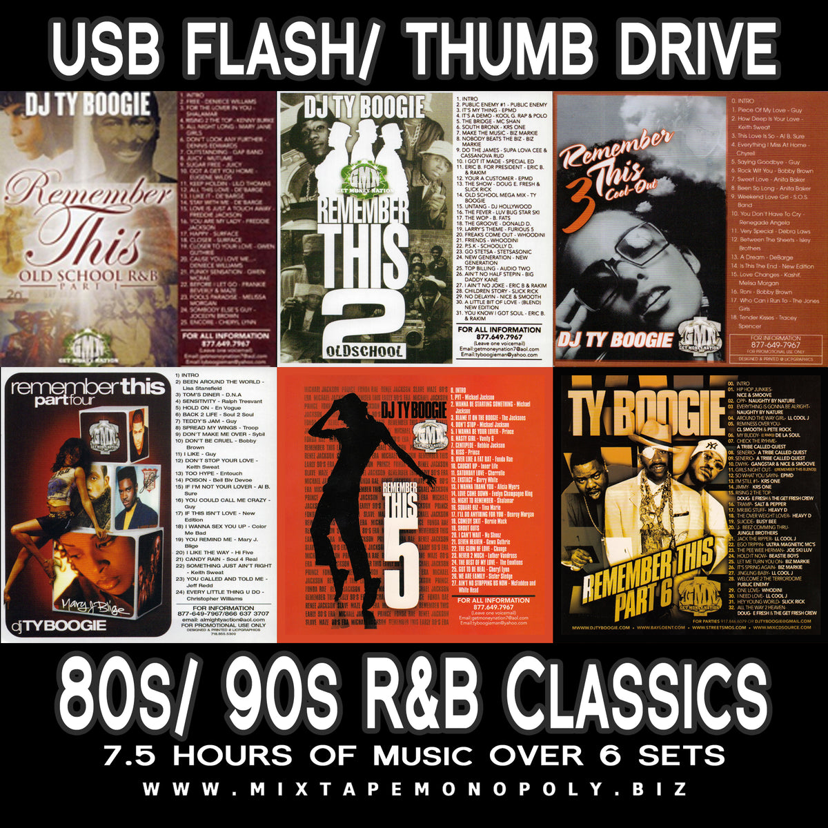 DJ Ty Boogie - Remember This, USB Flash Drive – MixtapeMonopoly.biz