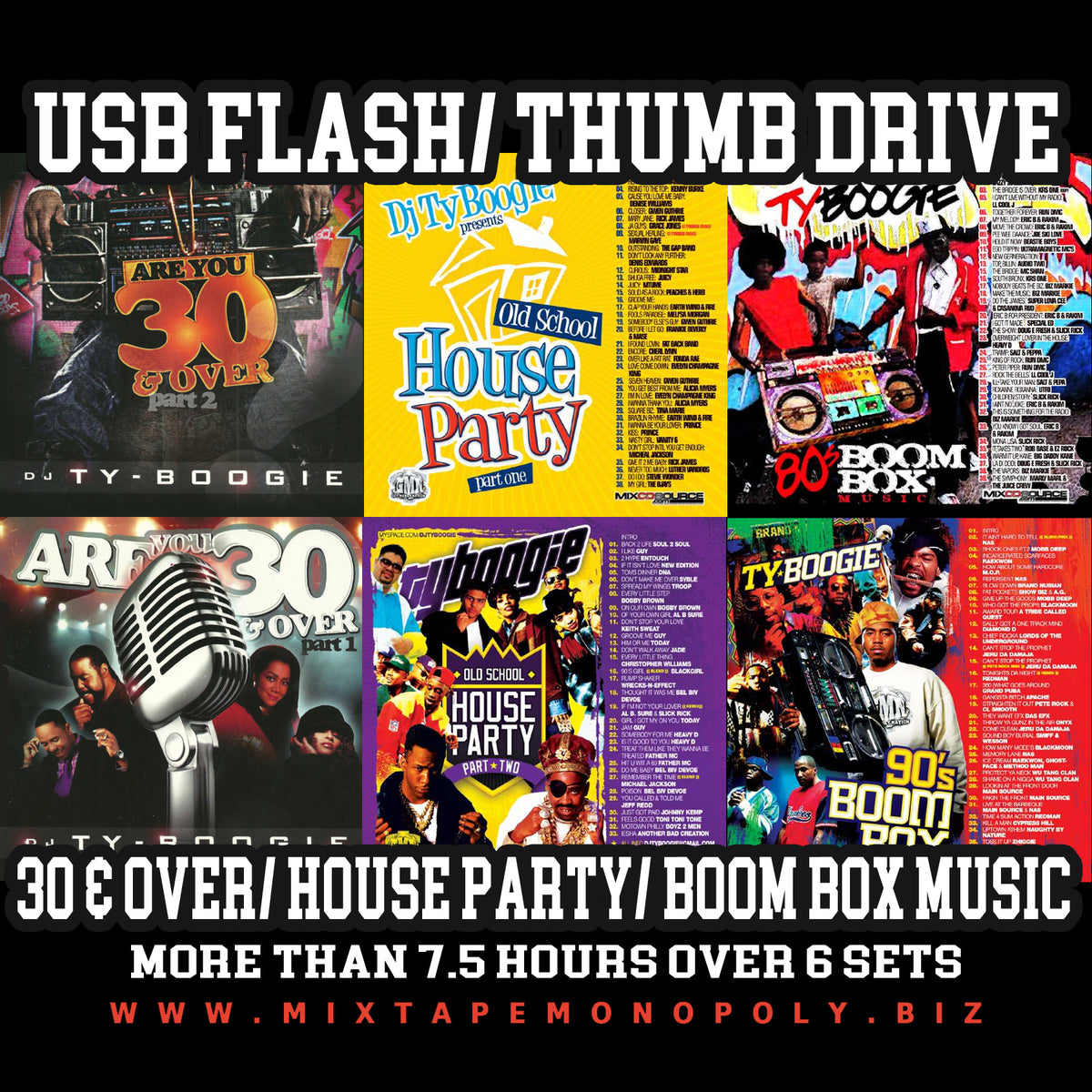 DJ Ty Boogie - Are You 30 and Over, USB Flash Drive 