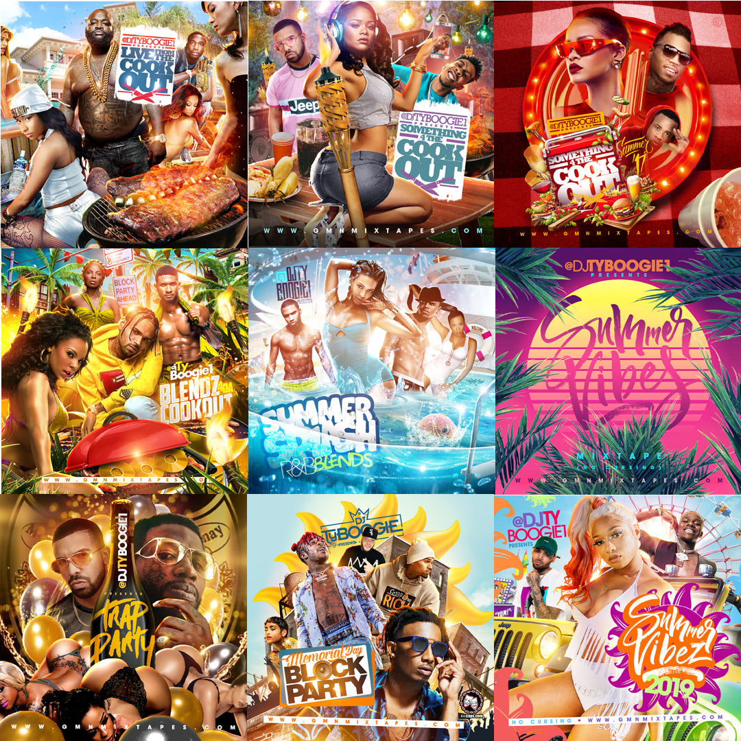 DJ Ty Boogie - Trap Cookout Summer Blendz, USB Flash Drive