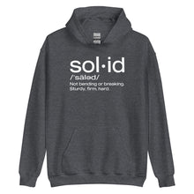 Load image into Gallery viewer, "Sol•id" Unisex Hoodie