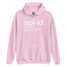 Load image into Gallery viewer, "Sol•id" Unisex Hoodie