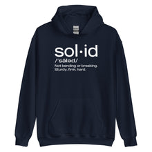 Load image into Gallery viewer, "Sol•id" Unisex Hoodie