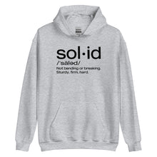 Load image into Gallery viewer, "Sol•id" Unisex Hoodie