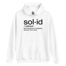 Load image into Gallery viewer, "Sol•id" Unisex Hoodie
