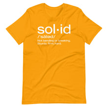 Load image into Gallery viewer, "Sol·id" Short-Sleeve Unisex T-Shirt