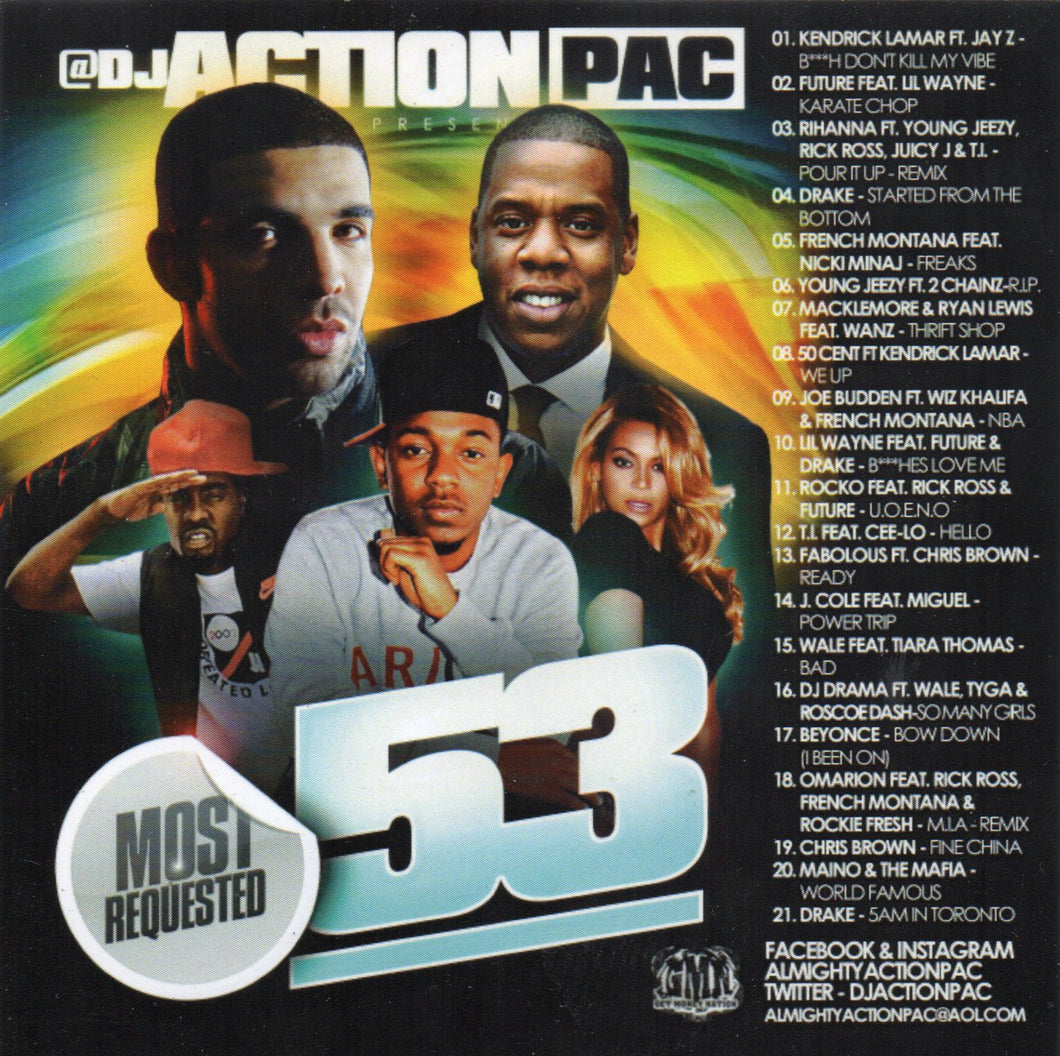 DJ Action Pac - Most Requested 53 (Clean)