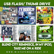 Load image into Gallery viewer, Blend City Reminisce, In My Ipod, Take Me On A Ride, USB Flash Drive
