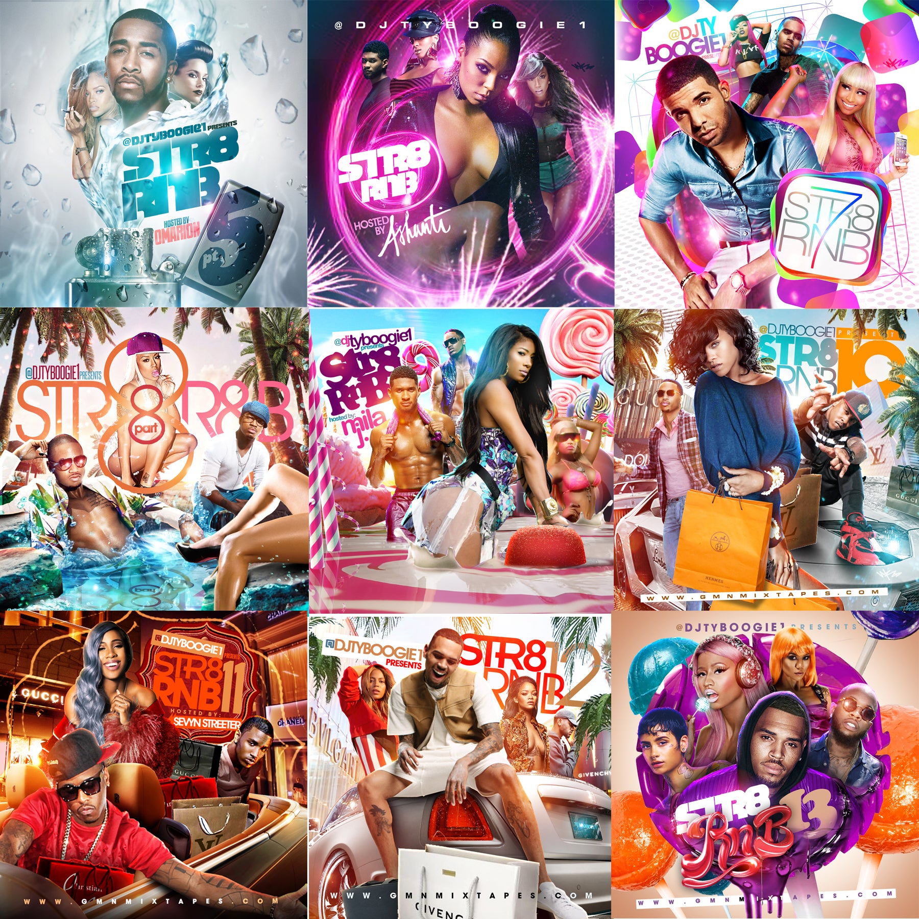 DJ Ty Boogie - Str8 RNB, USB Flash Drive (Clean) – MixtapeMonopoly.biz
