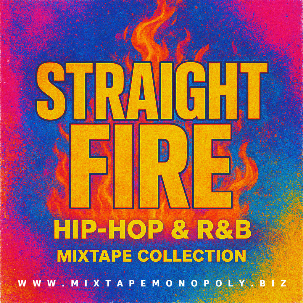 Straight Fire 2025 Hip-Hop and R&B Mixes, USB Flash Drive