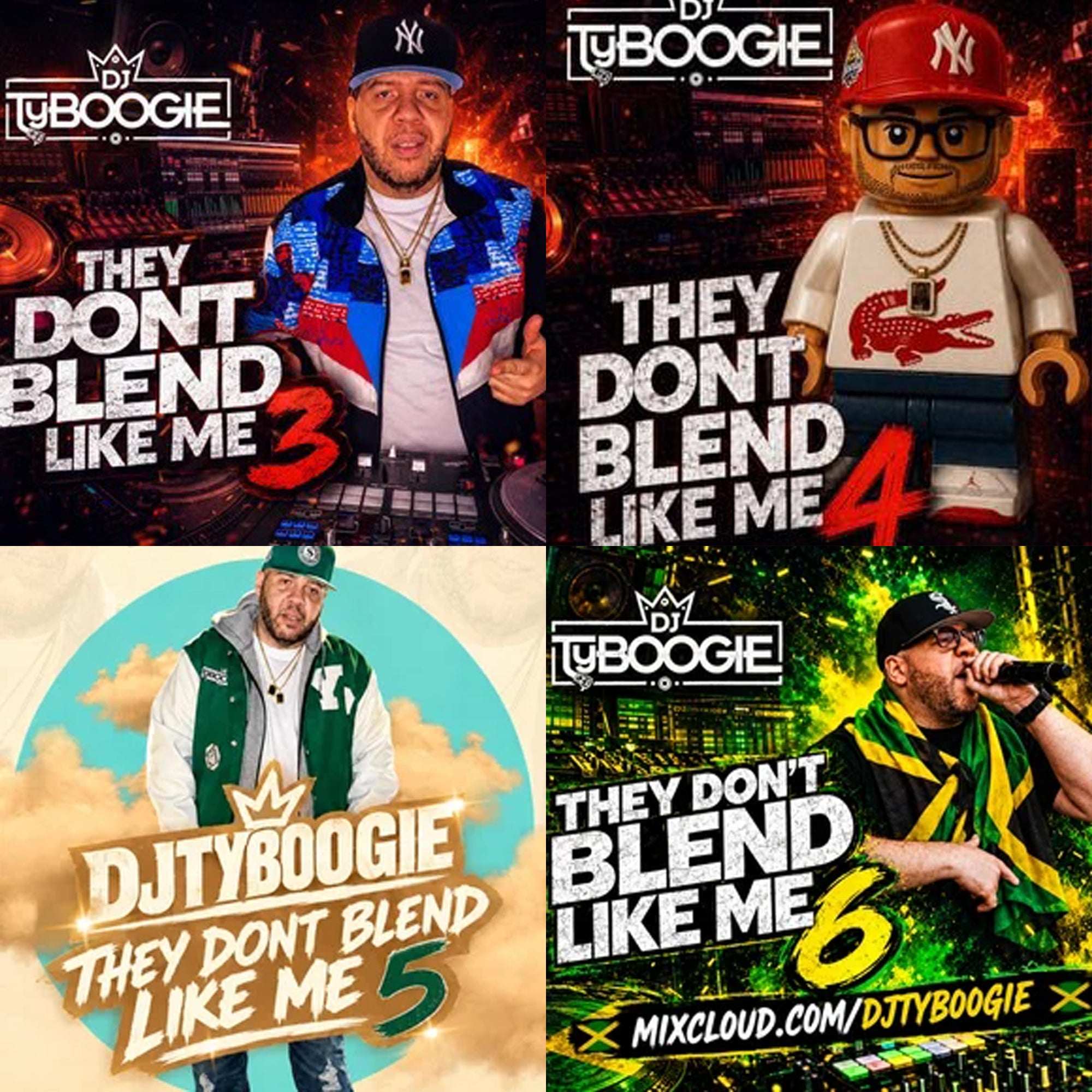 DJ Ty Boogie - They Don't Blend Like Me 3-6, USB Flash Drive
