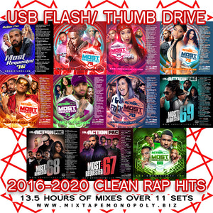 DJ Action Pac - Most Requested 66-76, USB flash drive (Clean/ Edited)