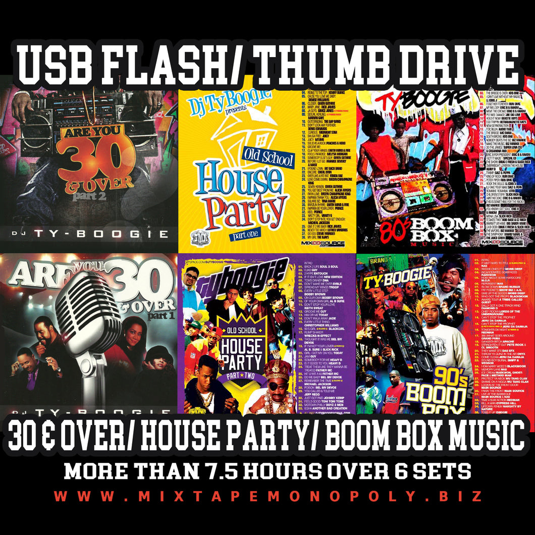 DJ Ty Boogie - Are You 30 and Over, USB Flash Drive