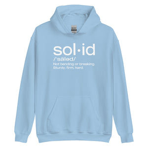 "Sol•id" Unisex Hoodie