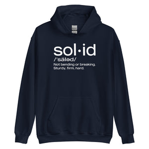 "Sol•id" Unisex Hoodie