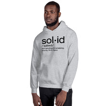 Load image into Gallery viewer, &quot;Sol•id&quot; Unisex Hoodie
