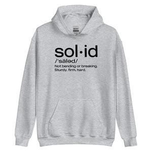 "Sol•id" Unisex Hoodie