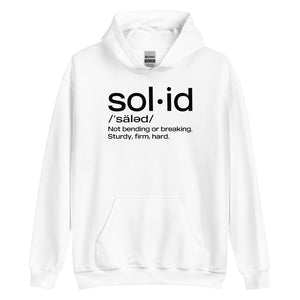 "Sol•id" Unisex Hoodie
